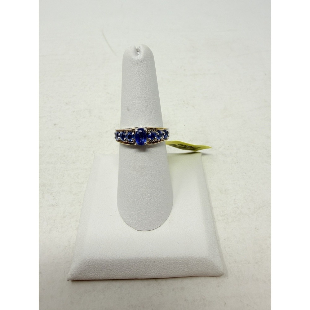 Shop LC Himalayan Kyanite 14K YG/Platinum Over Sterling Silver Size 7 Ring 5437